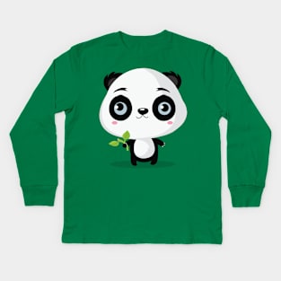 Panda Kids Long Sleeve T-Shirt